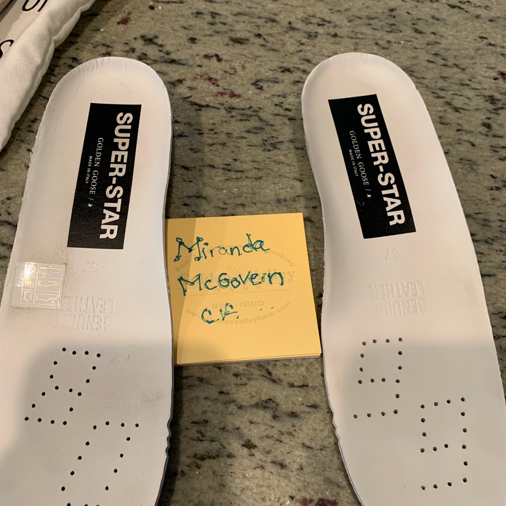 Golden Goose Superstar size 37 custom edition EUC - Picture 13 of 16